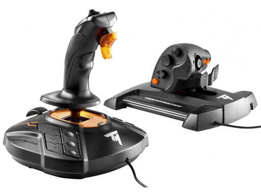 Thrustmaster T.16000M FCS HOTAS Negro y Naranja