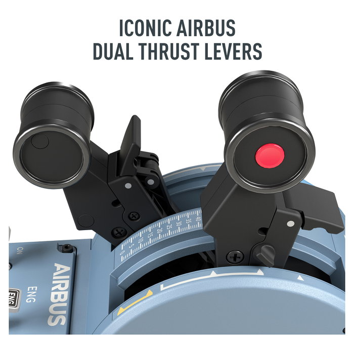 Thrustmaster TCA Quadrant Airbus Edition Negro, Azul Thrustmaster TCA Quadrant Airbus Edition Negro, Azul