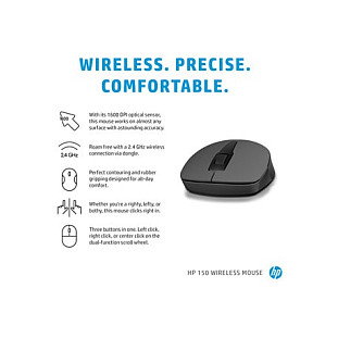 HP Ratón inalámbrico 150 Negro