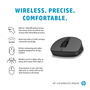 HP 150 Mouse Inalámbrico, Preciso, Cómodo, para Uso Diario y Productividad