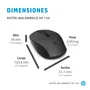 HP Ratón inalámbrico 150, Negro