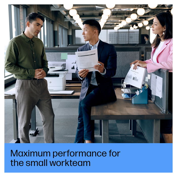 HP LaserJet Pro MFP 4102DW - Impresora Laser Multifunción 3en1 B/N, 40 ppm, A4, Duplex Automático, WiFi, Ethernet, 512 MB, Pantalla Táctil 2.7", Blanco HP LaserJet Pro MFP 4102DW - Impresora Laser Multifunción 3en1 B/N, 40 ppm, A4, Duplex Automático, WiFi, Ethernet, 512 MB, Pantalla Táctil 2.7", Blanco