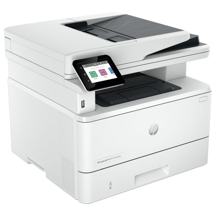 HP LaserJet Pro MFP 4102DW - Impresora Laser Multifunción 3en1 B/N, 40 ppm, A4, Duplex Automático, WiFi, Ethernet, 512 MB, Pantalla Táctil 2.7", Blanco HP LaserJet Pro MFP 4102DW - Impresora Laser Multifunción 3en1 B/N, 40 ppm, A4, Duplex Automático, WiFi, Ethernet, 512 MB, Pantalla Táctil 2.7", Blanco