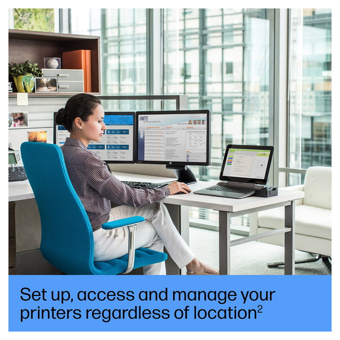 HP LaserJet Pro MFP 4102DW - Impresora Laser Multifunción 3en1 B/N, 40 ppm, A4, Duplex Automático, WiFi, Ethernet, 512 MB, Pantalla Táctil 2.7", Blanco HP LaserJet Pro MFP 4102DW - Impresora Laser Multifunción 3en1 B/N, 40 ppm, A4, Duplex Automático, WiFi, Ethernet, 512 MB, Pantalla Táctil 2.7", Blanco