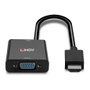 Lindy 38291 Adaptador HDMI a VGA (D-Sub) Negro