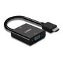Lindy 38291 Adaptador HDMI a VGA (D-Sub) Negro
