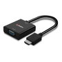 Lindy 38291 Adaptador HDMI a VGA (D-Sub) Negro