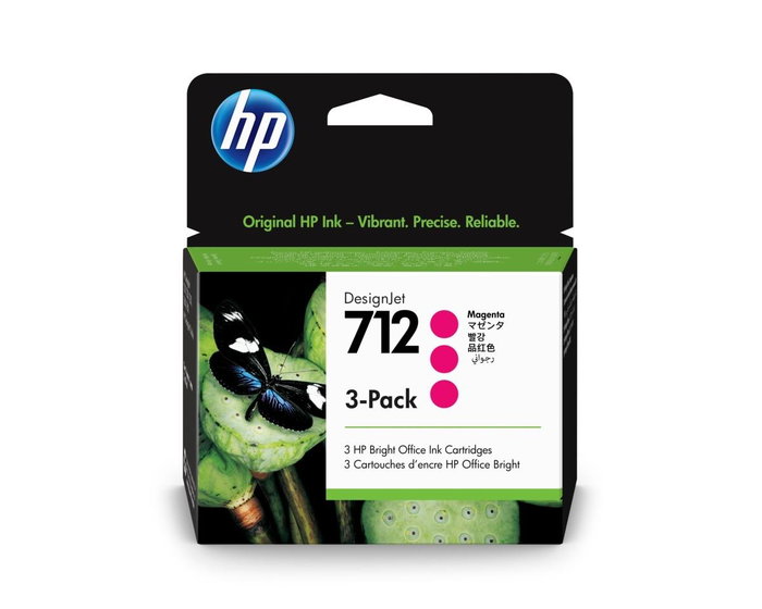 HP 712 Magenta 3-Pack (3ED78A)