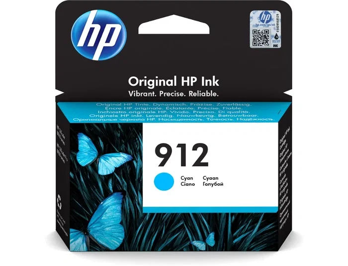 HP Cartucho de Tinta Original 912 Cian (3YL77AE)