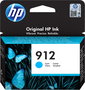 HP Cartucho de Tinta Original 912 Cian (3YL77AE)