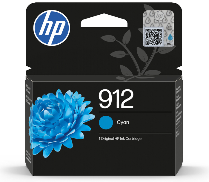 HP Cartucho de Tinta Original 912 Cian (3YL77AE)