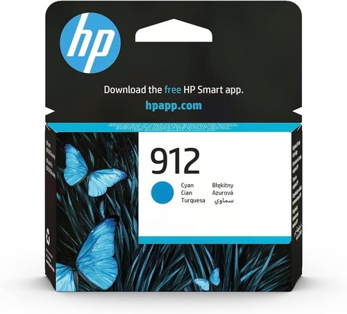 HP Cartucho de Tinta Original 912 Cian (3YL77AE)