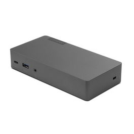 Lenovo Dock Esencial Thunderbolt 3 Dual 4K, 1x HDMI 2.0, 1x DisplayPort 1.4, RJ-45, 2x USB 3.0, 2x USB-C, 3.5 mm
