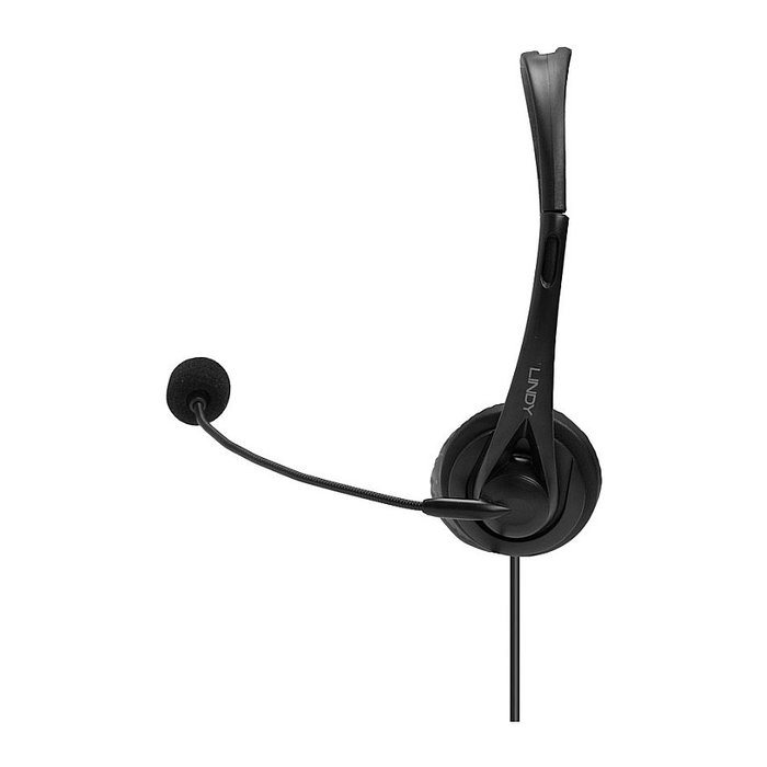 Lindy 42870 Auriculares de Diadema USB Tipo A Negro