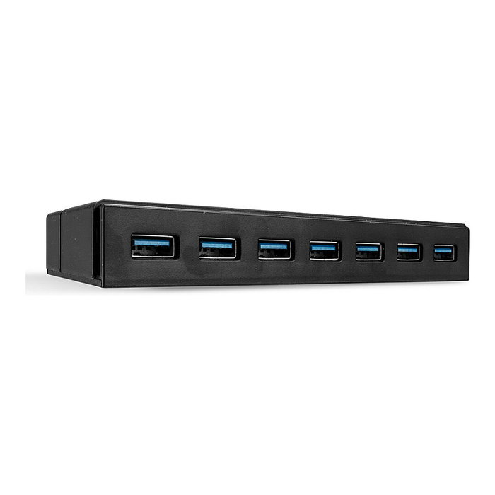Lindy Hub USB 3.2 Gen 1 de 7 puertos con carga BC 1.2, Negro Lindy Hub USB 3.2 Gen 1 de 7 puertos con carga BC 1.2, Negro