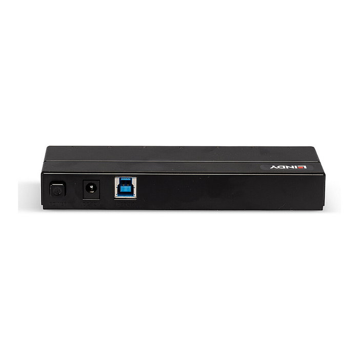 Lindy Hub USB 3.2 Gen 1 de 7 puertos con carga BC 1.2, Negro Lindy Hub USB 3.2 Gen 1 de 7 puertos con carga BC 1.2, Negro