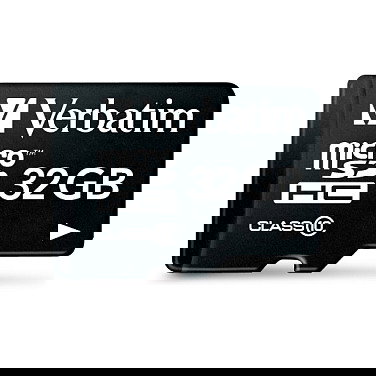 Verbatim MicroSDHC 32GB Clase 10 90MB/s con Adaptador SD Verbatim MicroSDHC 32GB Clase 10 90MB/s con Adaptador SD