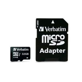 Verbatim Tarjeta Micro SDHC 32GB Clase 10 con Adaptador