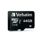 Verbatim Tarjeta de Memoria Premium MicroSDXC 64GB Clase 10 UHS-I U1 V10 Hasta 90 MB/s, Resistente a Agua y Temperatura con Adaptador SD - 44084