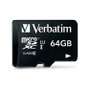 Verbatim Premium MicroSDXC 64 GB Clase 10 UHS-I con Adaptador