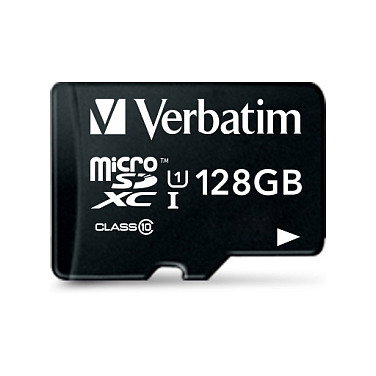 Verbatim Tarjeta de Memoria Premium MicroSDXC 128 GB con Adaptador