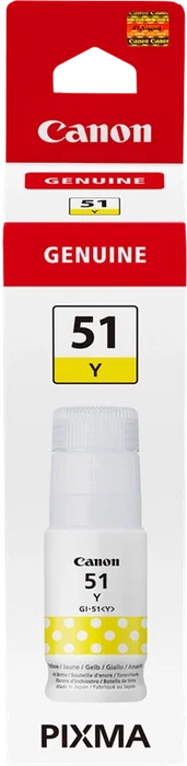 Canon Botella de Tinta GI-51Y Amarillo, 70ml