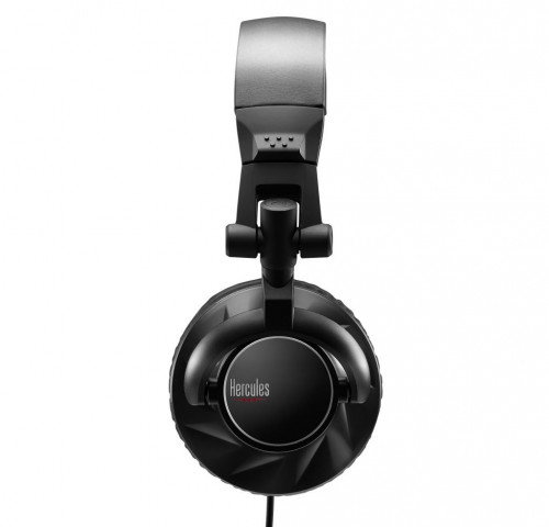 Hercules Auriculares Diadema DJ60 Conector 3,5 mm Negro, 4780897. Circumaural, 15-22000 Hz, 32 Ω, 105 dB, 3m, Plegable, Música.