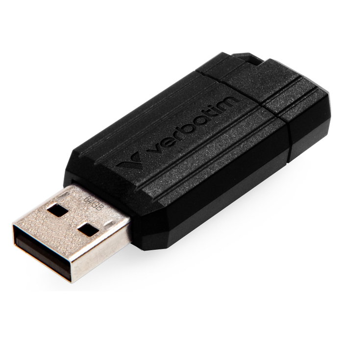 Verbatim Store'n'Go PinStripe 64GB USB 2.0 Negro
