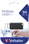 Verbatim Store'n'Go PinStripe 64GB USB 2.0 Negro