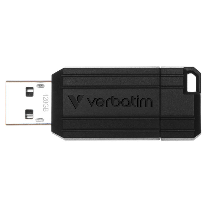 Verbatim 128GB Store 'n' Go USB 2.0 Flash Drive Unidad USB 128 GB con Tapa, Color Negro