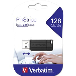 Verbatim PinStripe 128GB USB Negro