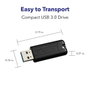 Verbatim PinStripe 64GB USB 3.2 Negro