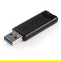 Verbatim PinStripe 128GB USB 3.2 Negro Unidad USB