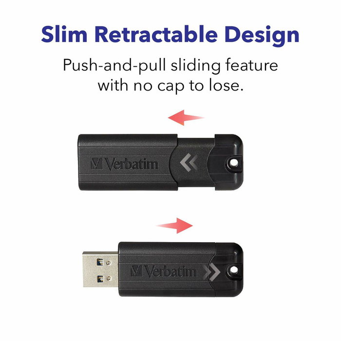 Verbatim PinStripe 128GB Negro Verbatim PinStripe 128GB Negro