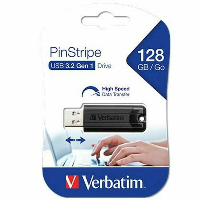 Verbatim PinStripe 128GB Negro Verbatim PinStripe 128GB Negro