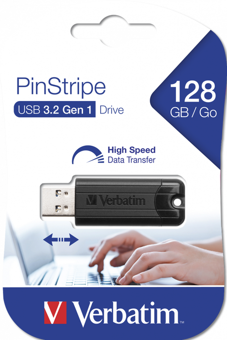 Verbatim PinStripe 128GB Negro Verbatim PinStripe 128GB Negro