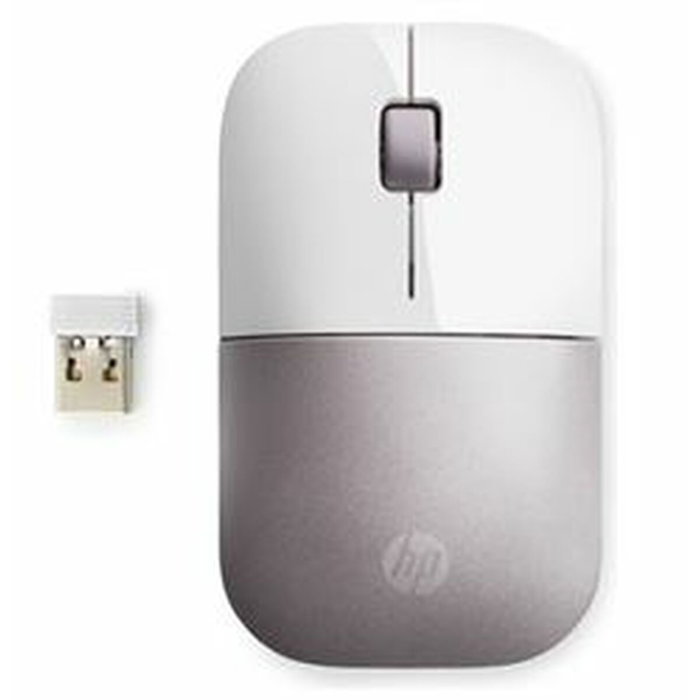 HP Ratón Inalámbrico Z3700 Blanco y Rosa