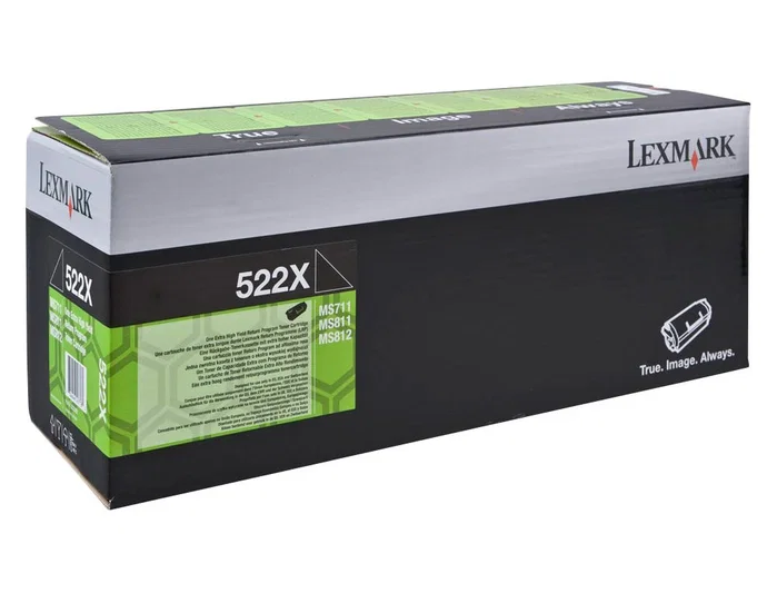 Lexmark Cartucho de tóner 522XE Negro 52D2X0E Extra alto rendimiento