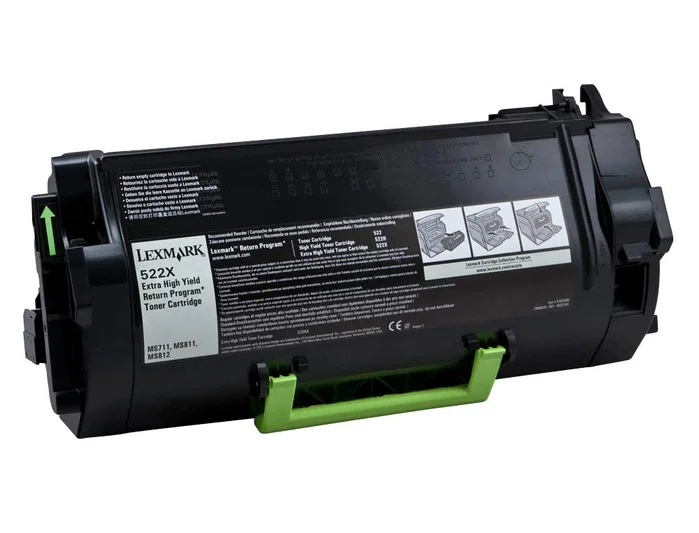 Lexmark Cartucho de tóner 522XE Negro 52D2X0E Extra alto rendimiento