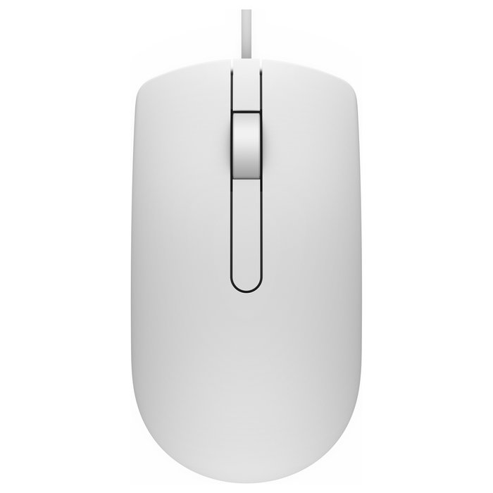 Dell MS116 Ratón Óptico Blanco