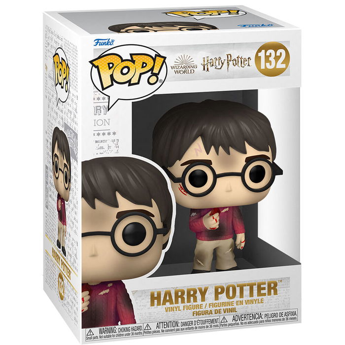 FUNKO Harry Potter Figura POP Harry Potter Anniversary Harry with the Stone Vinilo 9cm Caja Regalo