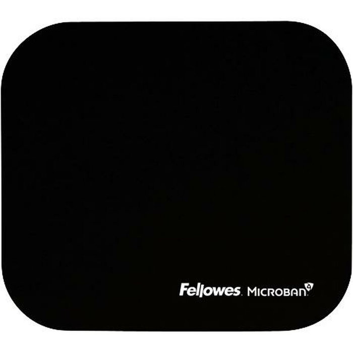 Fellowes Alfombrilla para Ratón Microban Negro Fellowes Alfombrilla para Ratón Microban Negro