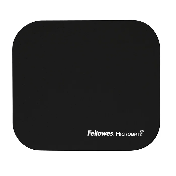 Fellowes Alfombrilla para Ratón Microban Negro Fellowes Alfombrilla para Ratón Microban Negro