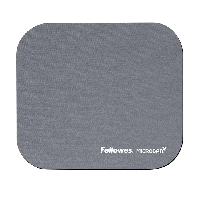 Fellowes Alfombrilla para ratón con protección Microban, Gris
