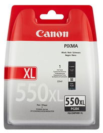 Cartucho Inkjet Canon Pgi-550Xl Pgbk Pixma Mg-5450/6350, Ip-7250 Negro (6431B001)