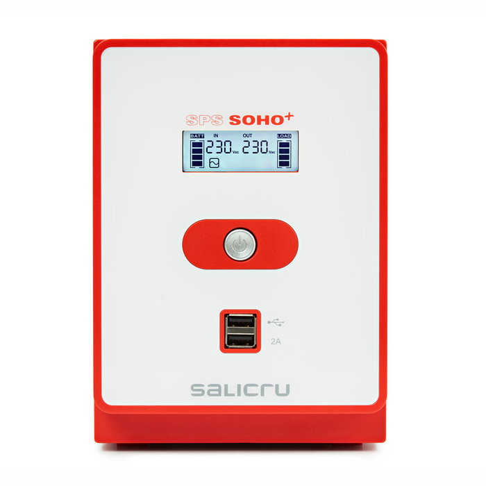 Salicru SAI Línea Interactiva SPS 1200 Soho+ IEC 1200VA 720W 6 Salidas Formato Torre