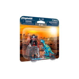 PLAYMOBIL 70693 Duopack Velociraptor y Saqueador - Figura de Acción para +4 años