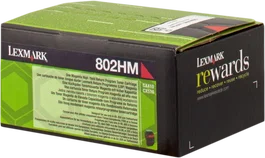 Lexmark 802HM Tóner Magenta – Cartucho Retornable (80C2HM0) 3.000 Páginas