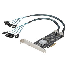 Startech Tarjeta PCIe de 8 Puertos SATA 8P6GPCIeSATASTT