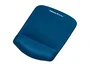 Fellowes Alfombrilla para ratón Foam Fusion Plush Touch con reposamuñecas, Azul